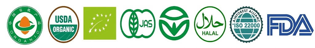Matcha Certifications and Compliance Standards - Premium Bulk Matcha Powder Supplier from China. Matcha certifications including USDA Organic, EU Organic, FDA, ISO 22000 and Halal for quality and compliance