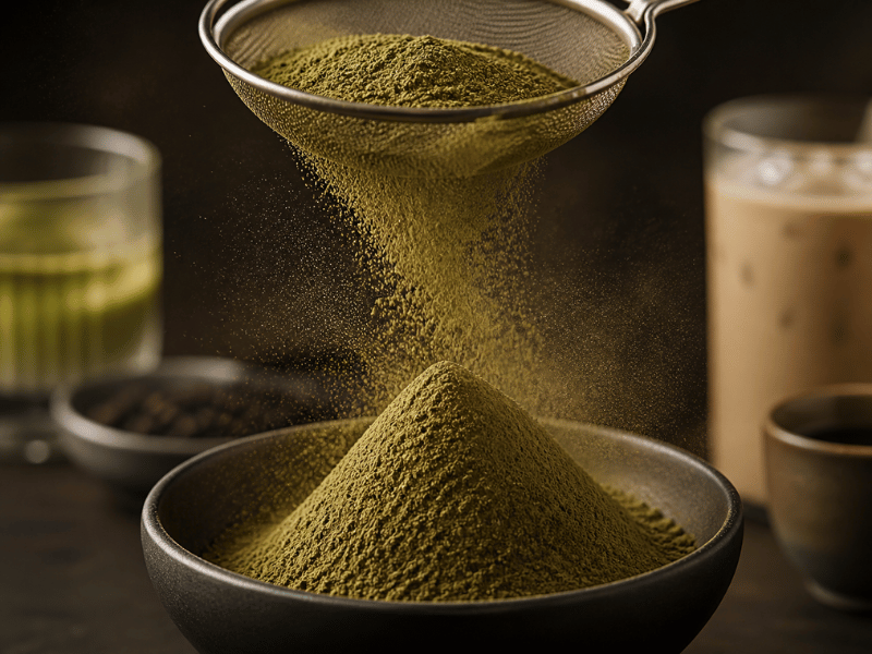 oolong tea powder fine texture bulk ingredient beverage formulation