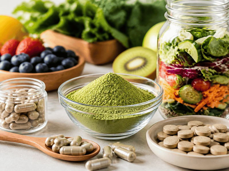 functional supplement and instant tea powders with fresh ingredients – high-yield blends