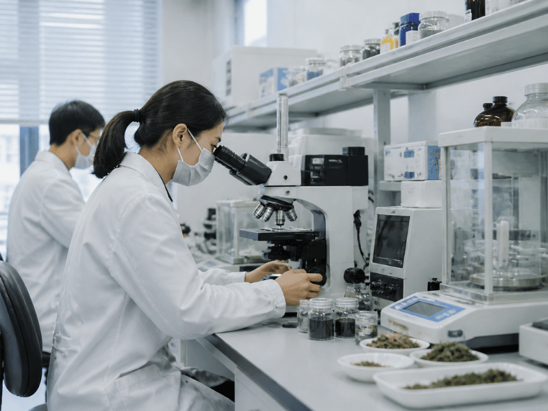 industrial scale blending and packaging of instant tea powder
