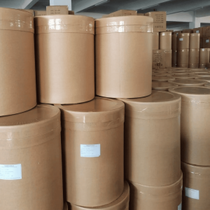 matcha powder stored in large drums for bulk supply and export