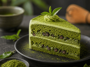 Matcha Layer Cake Dessert