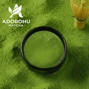 premium matcha powder in bowl showing smooth texture and vibrant green color