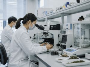 industrial scale blending and packaging of instant tea powder