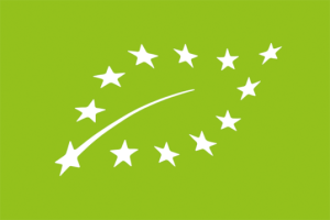 EU organic certification logo for premium matcha powder products