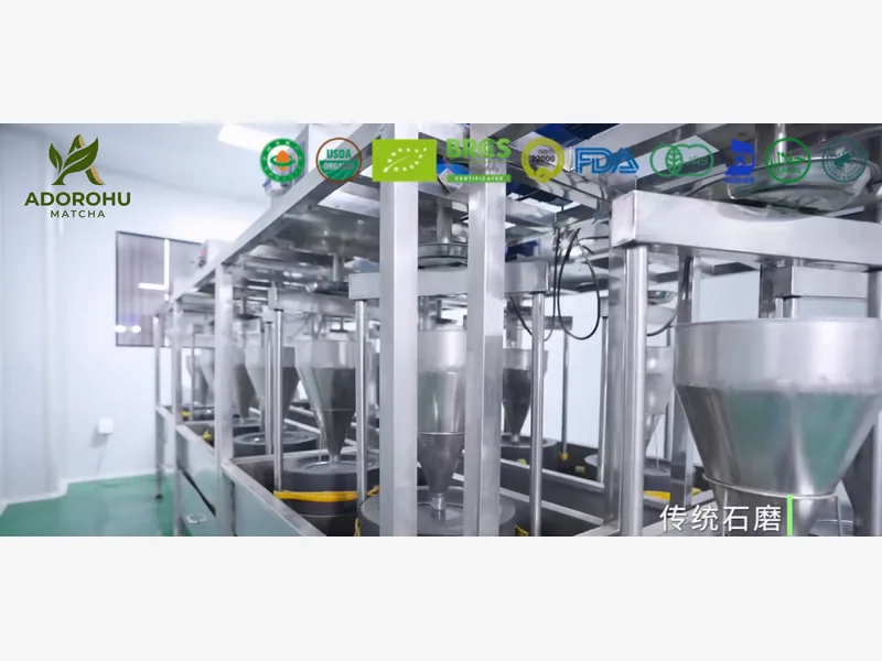 Stone-milling equipment in a clean production room
